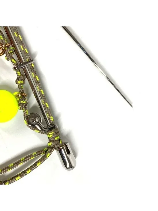 Louis Vuitton Brooch Rope Logo Metal Silver - Picture 7 of 9